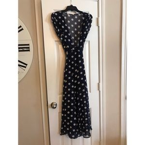 Polka Dot Wrap Dress